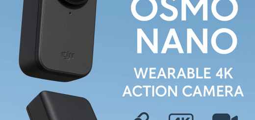 DJI Osmo Nano: A Wearable 4K Action Camera