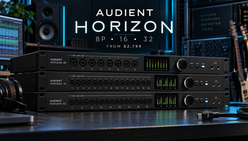 Audient Horizon 8P, 16 and 32: Price, Specs and September 28 Release