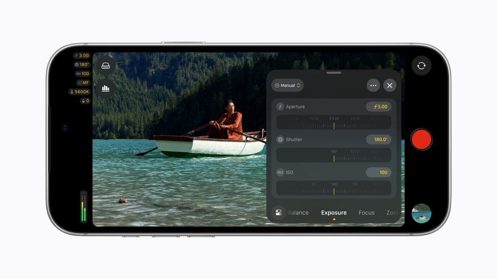 How variable aperture changes iPhone video