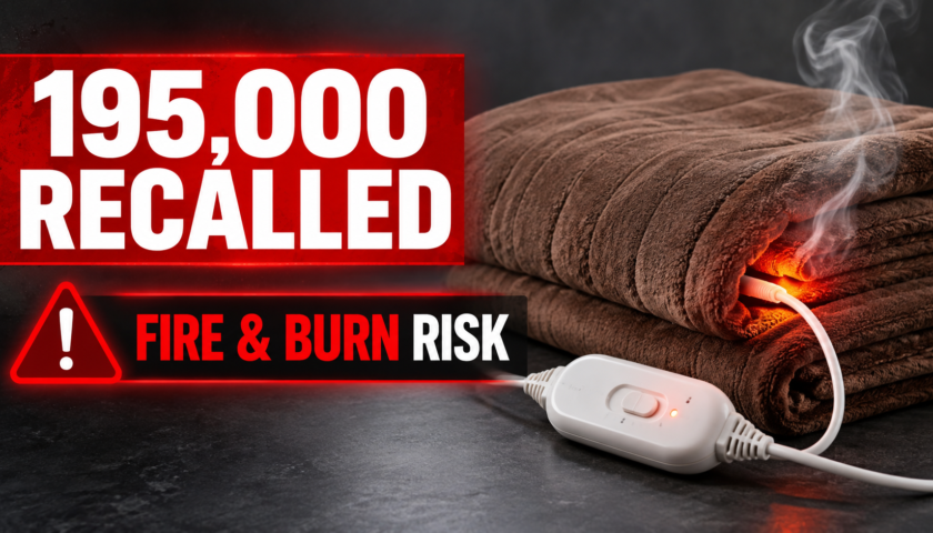 JKMAX Heated Blanket Recall: 195,000 Units Recalled After 53 Burn Injuries