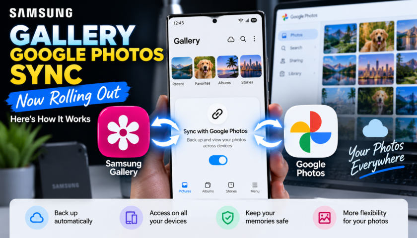 Samsung Gallery Google Photos Sync Starts Rolling Out: How It Works