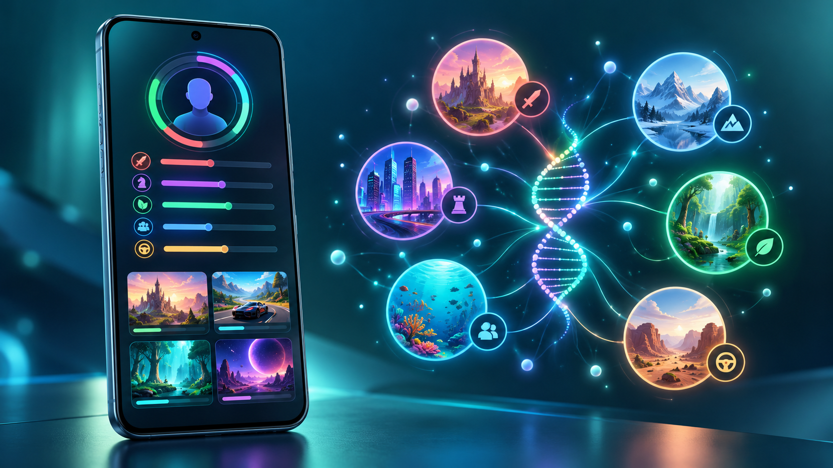 Game Finder builds a Gamer DNA profile
