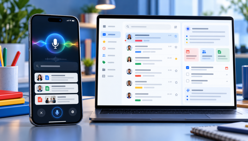 Gmail Live and AI Inbox Reach Workspace: Voice Search, Source Cards and Action Items