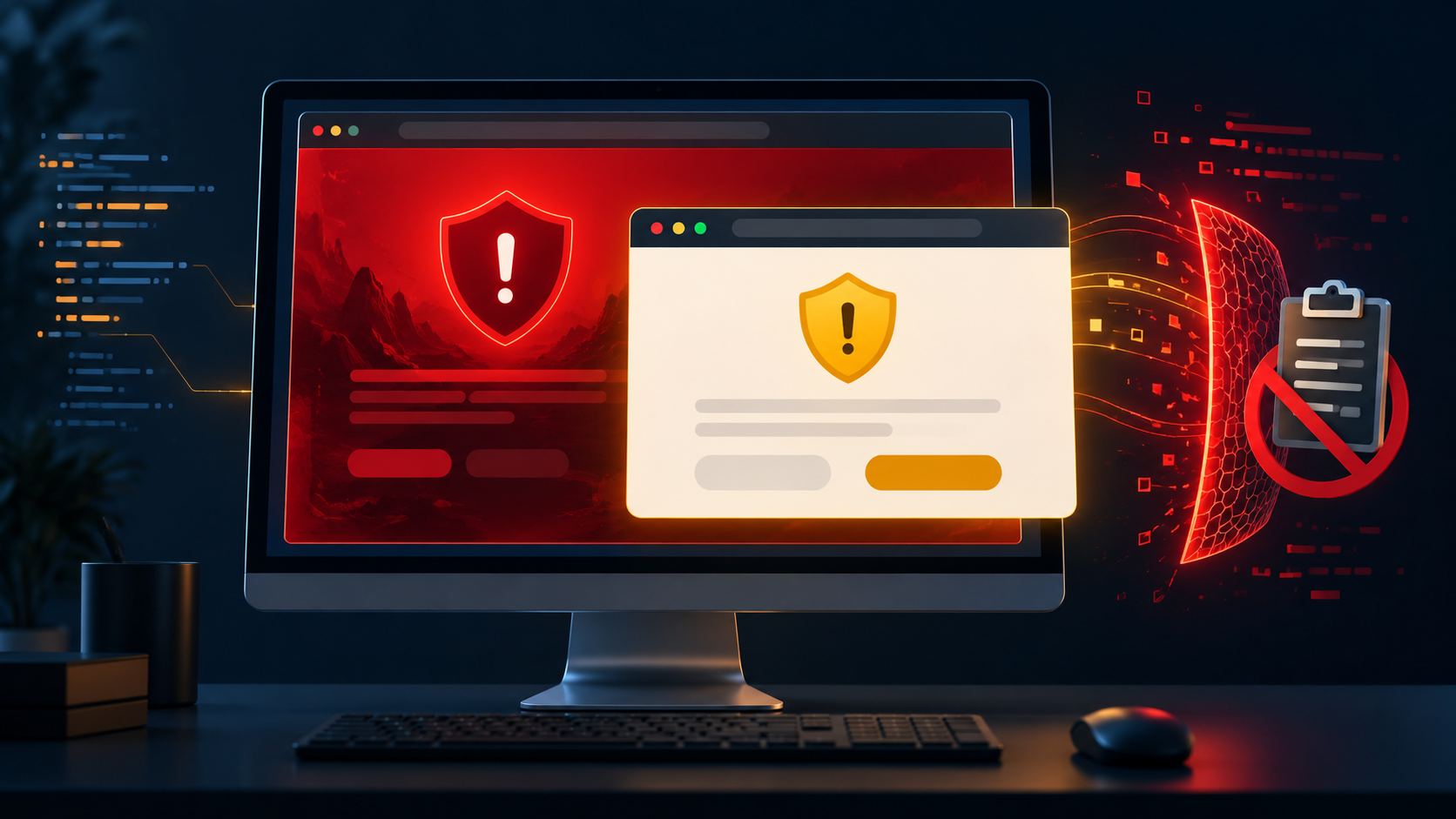 Suspicious and dangerous warnings are not the same